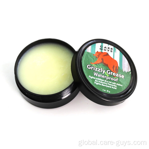 Shoe Polish Waterproof grizzly oil Solid mink oil Supplier